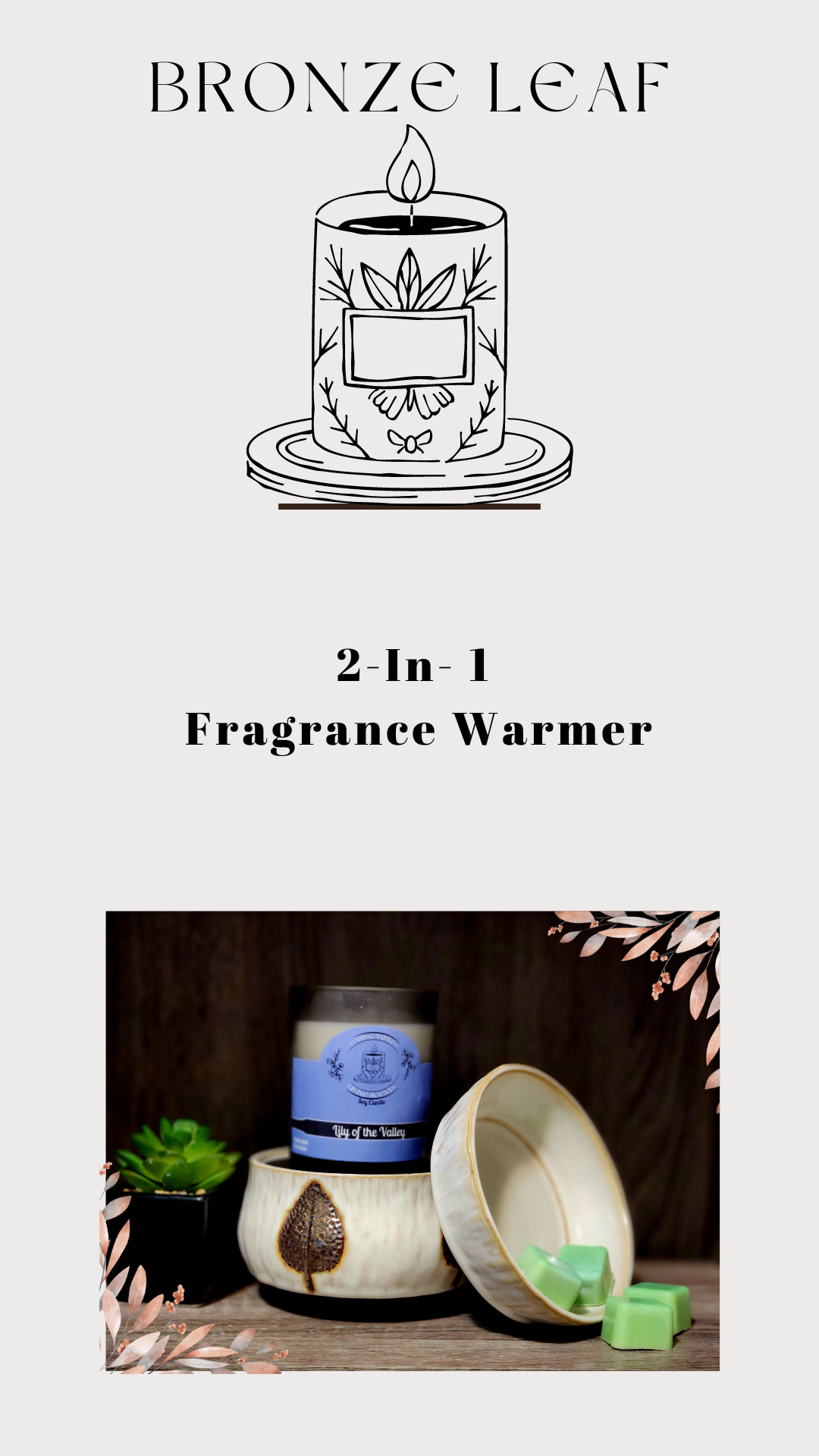 Bronze Leaf Fragrance Warmer