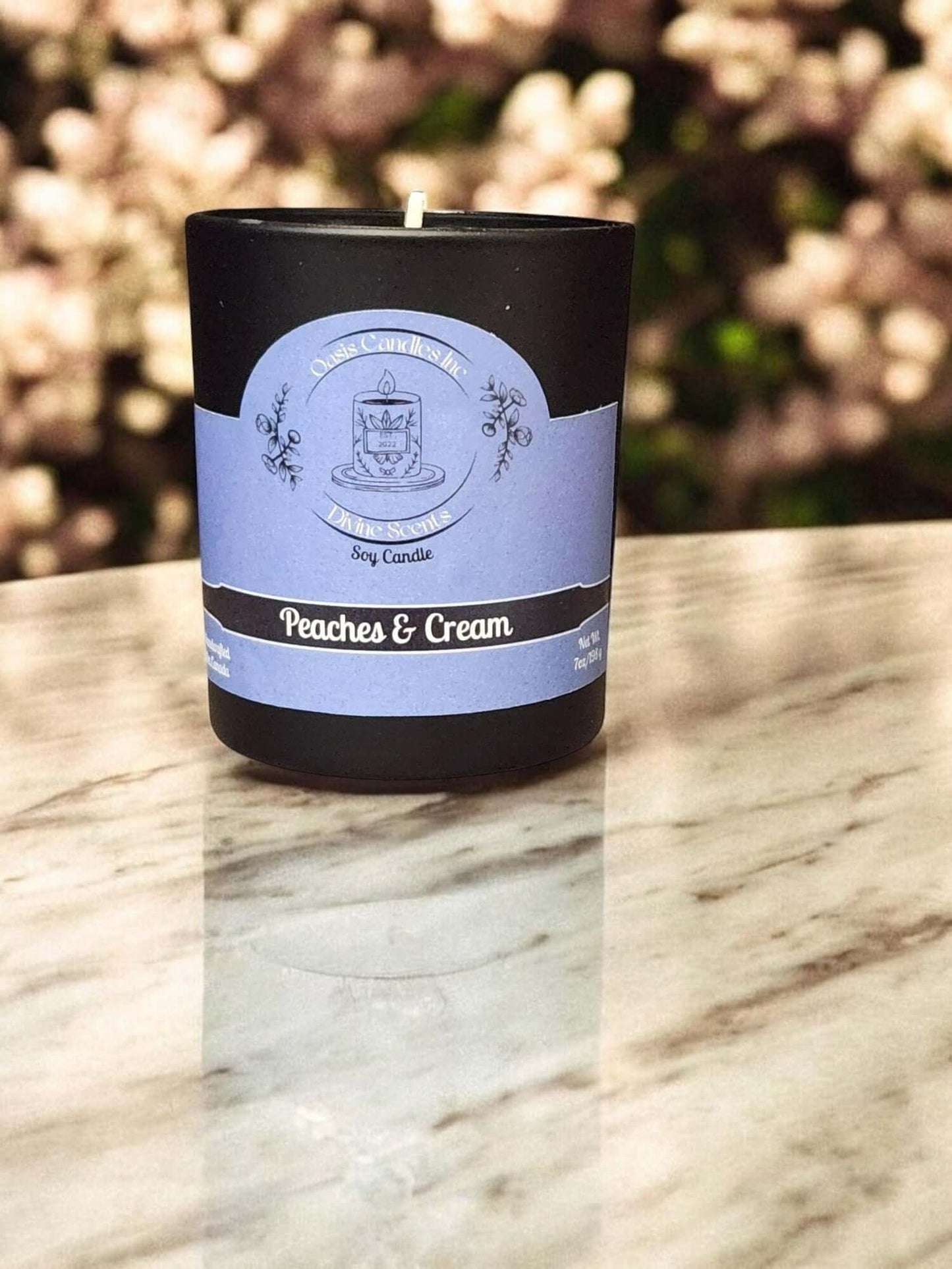 Peaches & Cream 7oz Candle