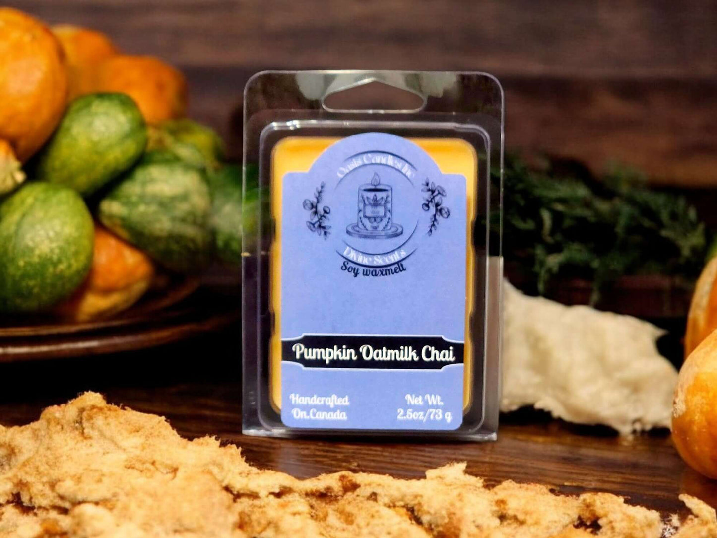 Pumpkin Oatmilk Chai wax melt