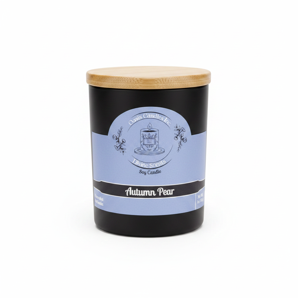 Autumn Pear Candle – Clean Hero Shot