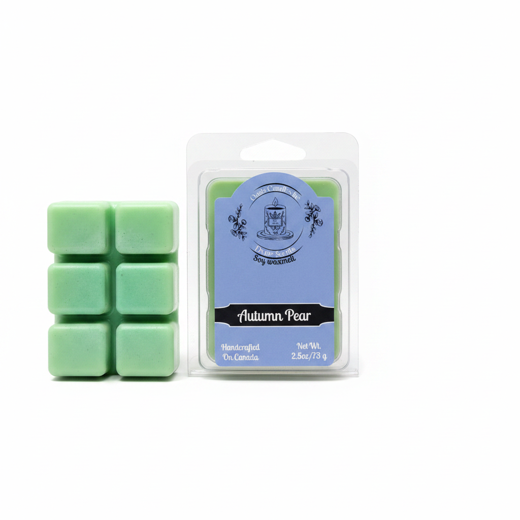 Autumn Pear Wax Melt – Clean Hero Shot