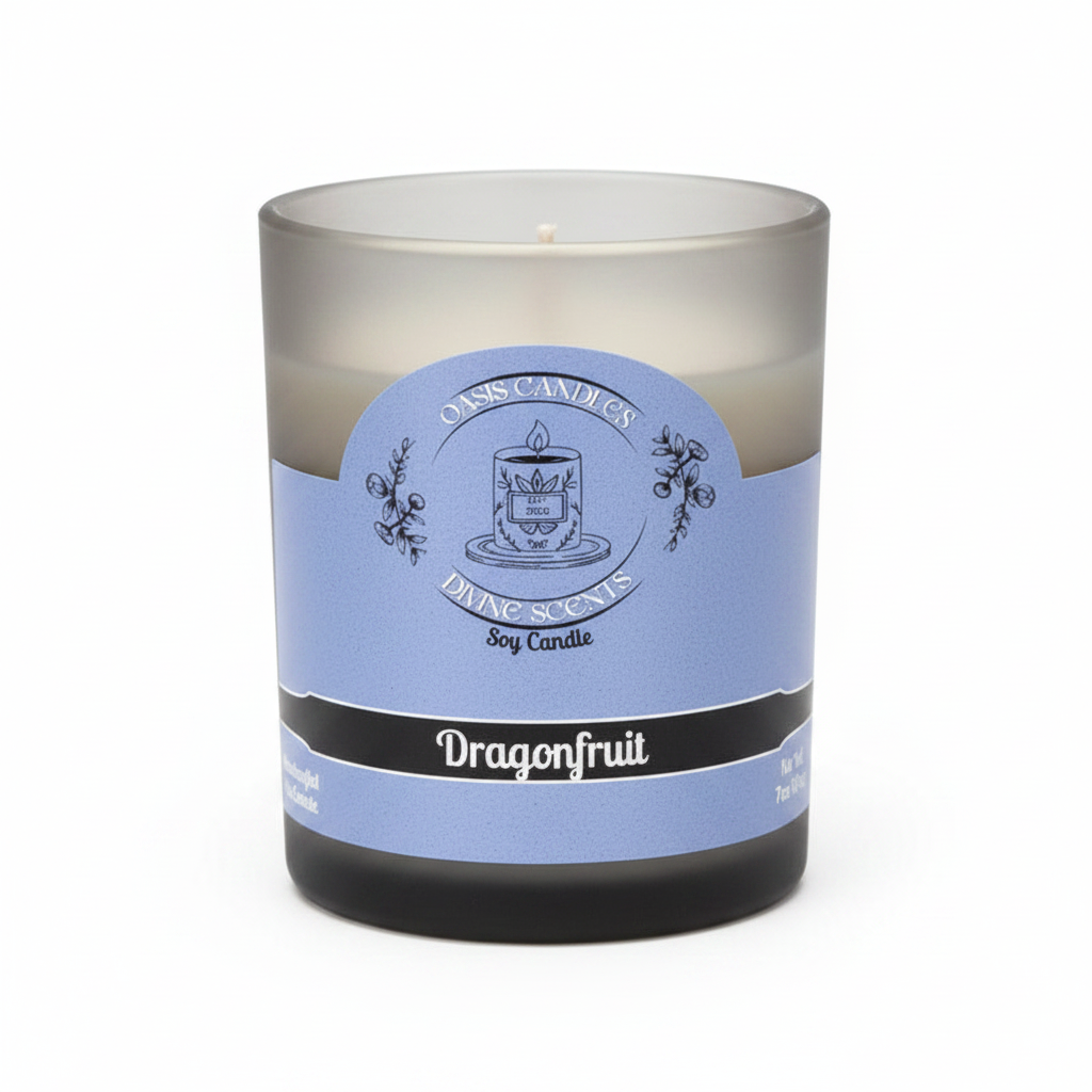 Dragonfruit Candle – Clean Hero Shot