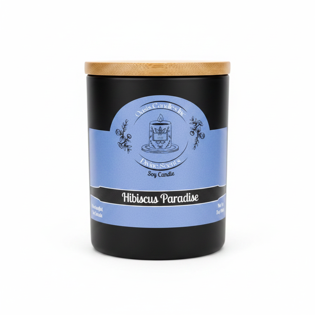 Hibiscus Paradise Candle – Clean Hero Shot