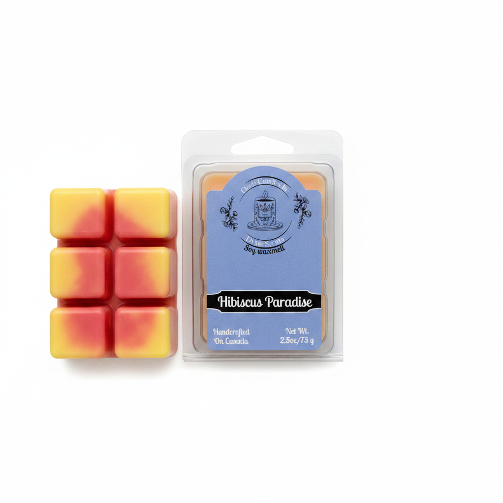 Hibiscus Paradise Wax Melt – Clean Hero Shot