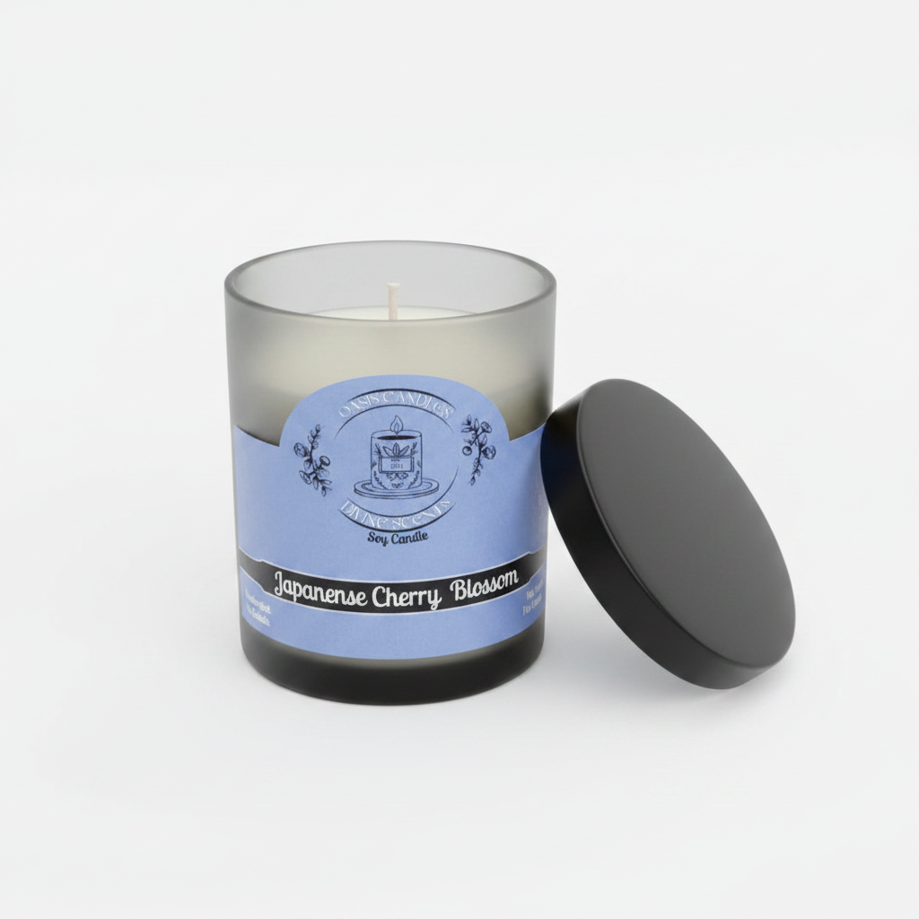 Japanese Cherry Blossom Candle – Clean Hero Shot