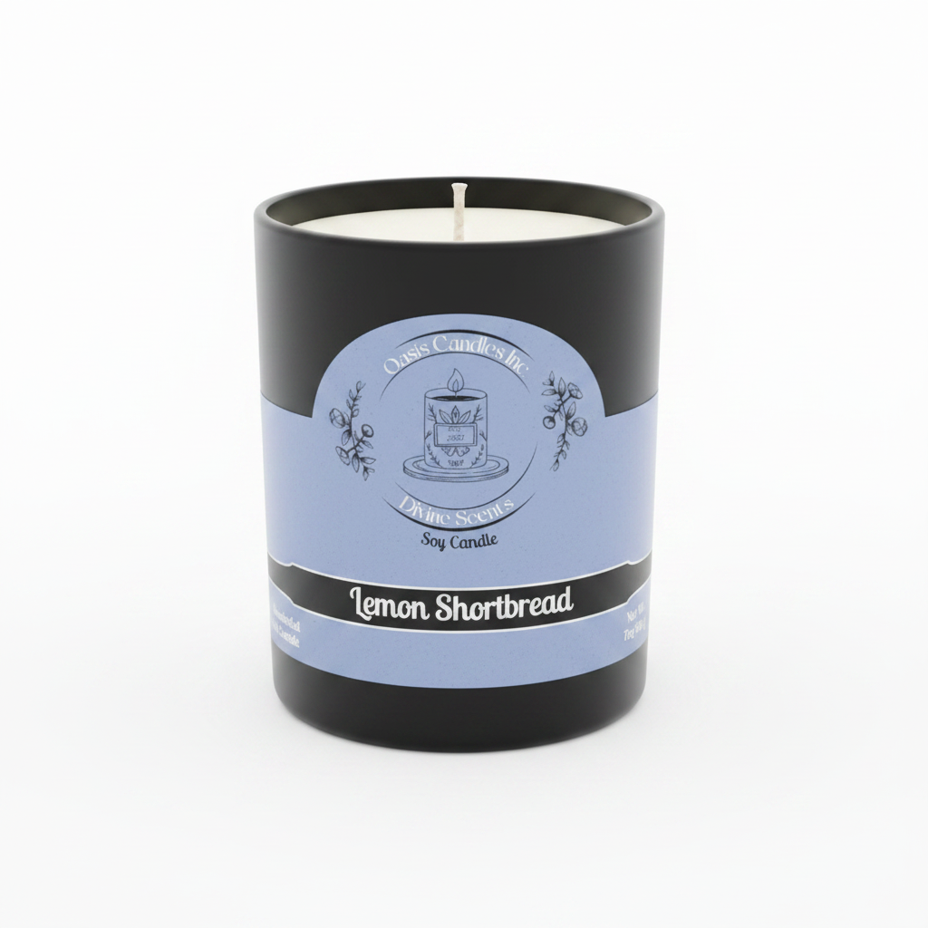 Lemon Shortbread Candle – Clean Hero Shot