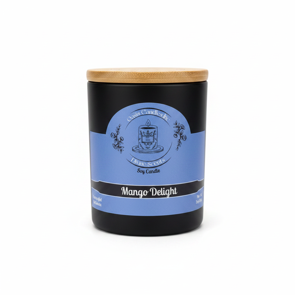 Mango Delight Candle – Clean Hero Shot