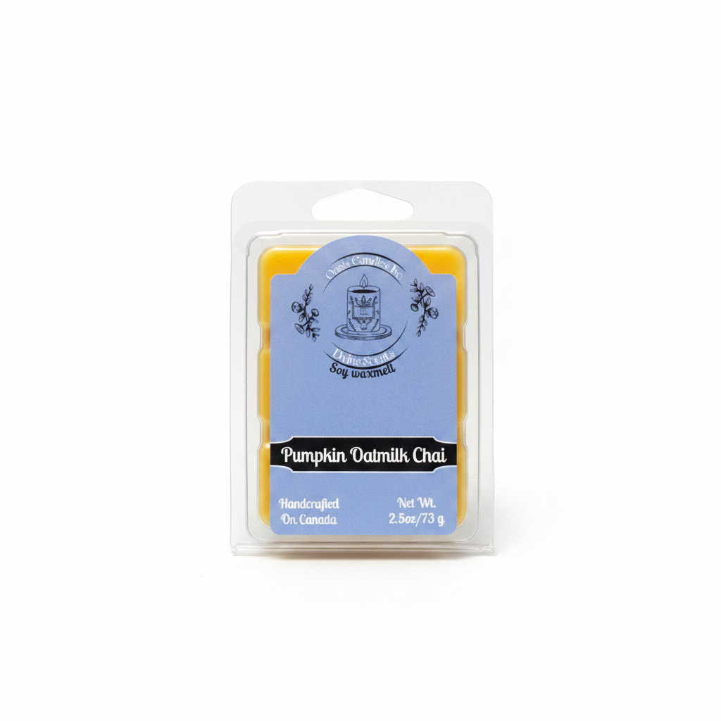 Pumpkin Oatmilk Chai Wax Melt – Clean Hero Shot
