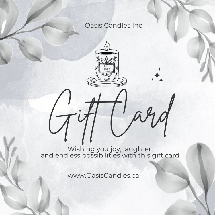 Oasis Candles Inc. Gift card