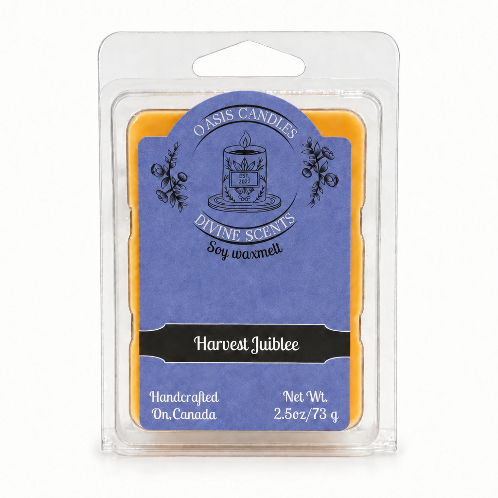 Harvest Juiblee wax melts white background
