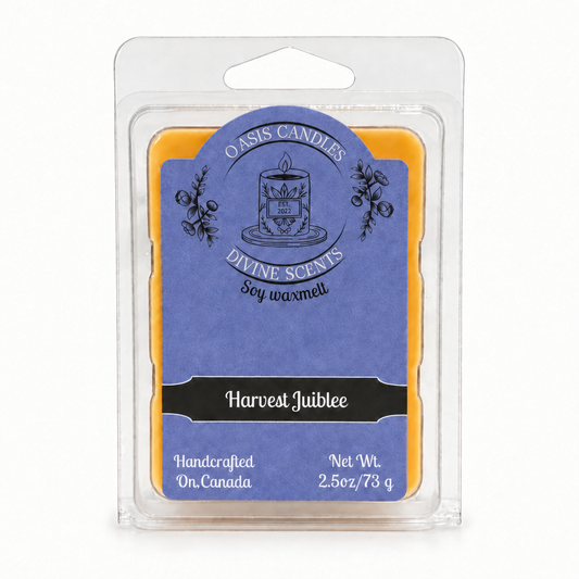 Harvest Juiblee wax melts white background