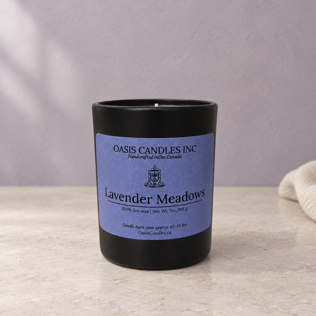 Lavender Meadows calming interior scene