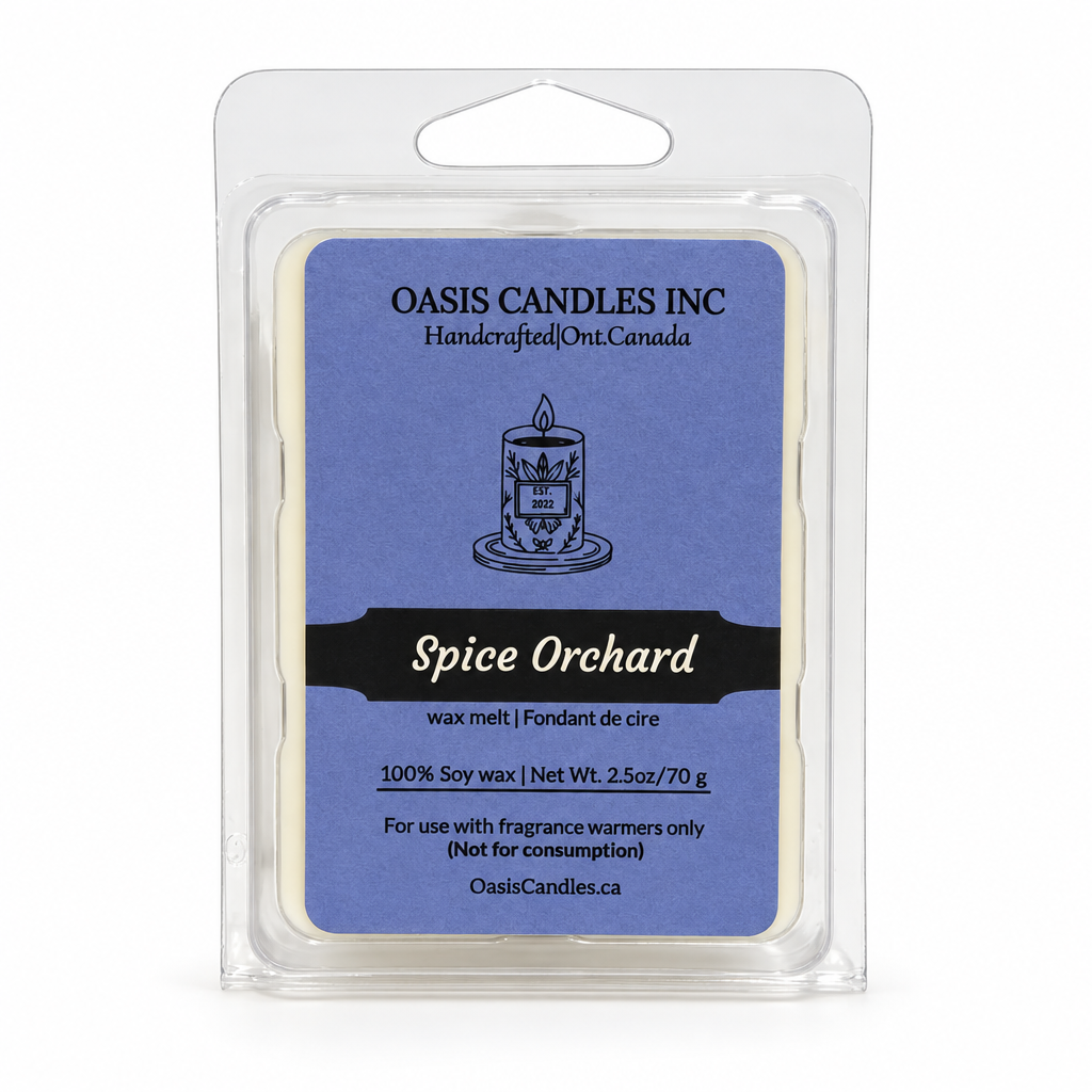 Spice Orchard wax melts solid white background