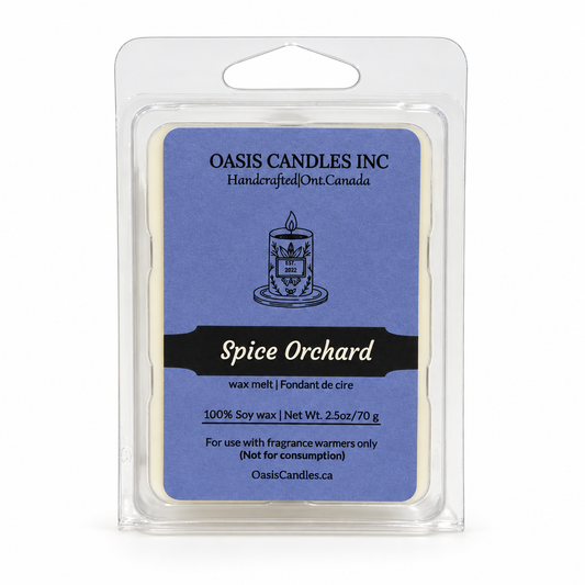 Spice Orchard wax melts solid white background